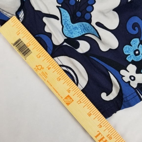 HOBIE BY HURLEY-  Men’s Size 32 Hybrid COTTON WALK/BOARD SHORTS- Floral Blue - Picture 14 of 14